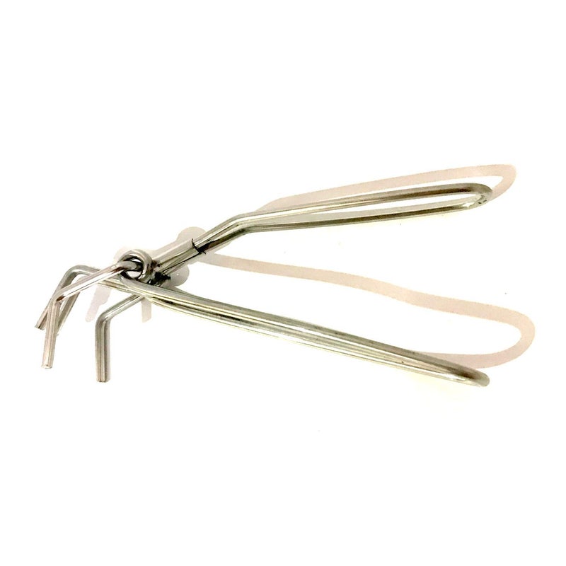 YADNESH Kitchen Pakkad Stainless Steel Hot Pan Gripper use for Serving Kitchen Food Serving Tong Kitchen Smart Pincer Sandasi Sansi Pan Gripper Utensil Holder - Image 3